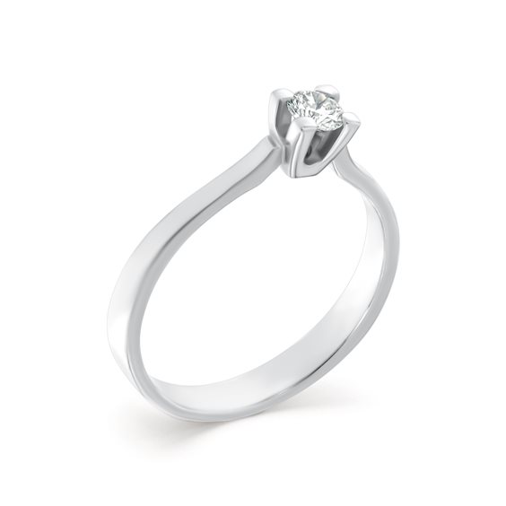Ring Roman Gioielli Woman in White Gold Diamante 0.15 Ct R259A24N255M43 - R259A24N255M43